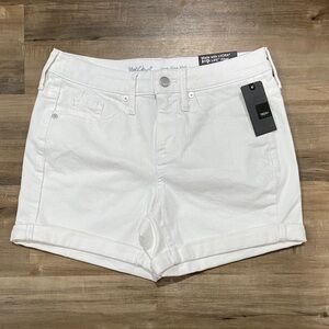 White Jean Shorts for Women
